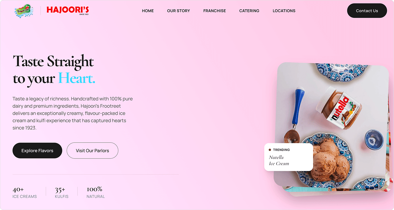 Bringing a century of sweetness into a fresh digital experience