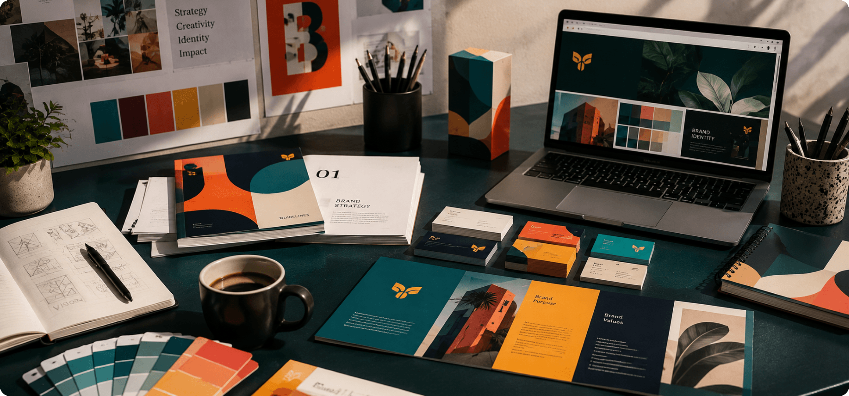 Branding work by Devzel