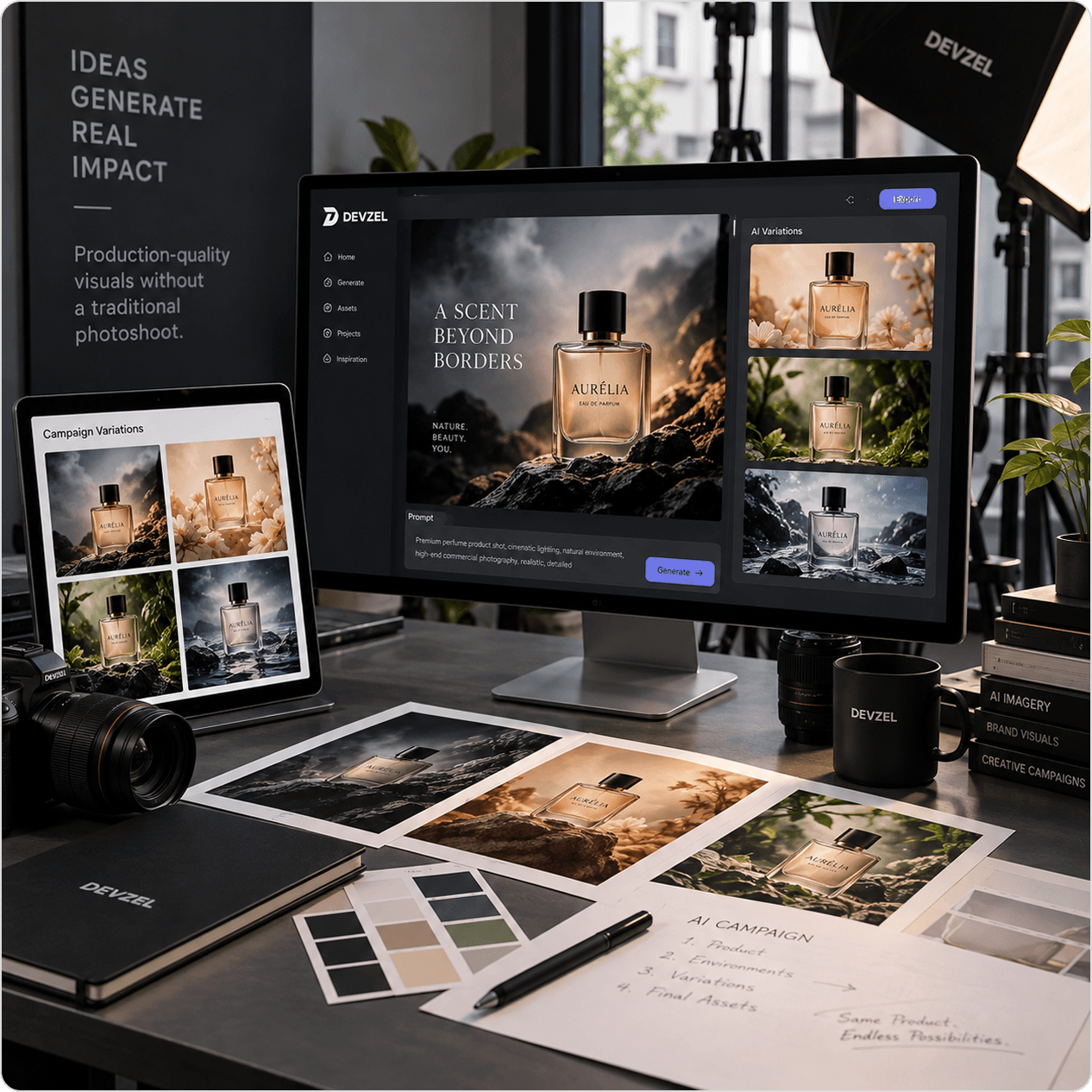 Framer project canvas showing reusable components and breakpoints